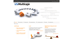 Desktop Screenshot of multicaja.com